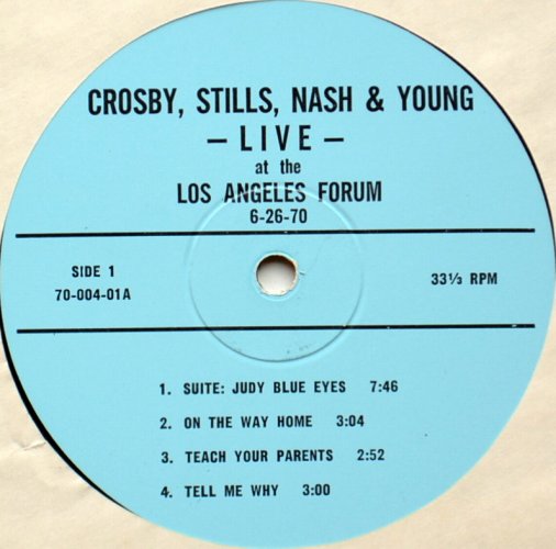 Crosby, Stills, Nash & Young / Live At The Los Angeles Forum 6-26-70 (Rare Old Boot)β