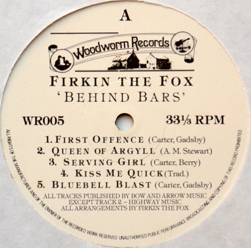 Firkin The Fox / Behind Barsβ