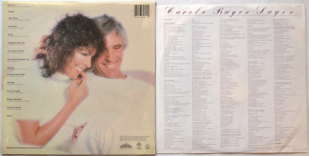 Carole Bayer Sager / Sometimes Late At Night (In Shrink)β
