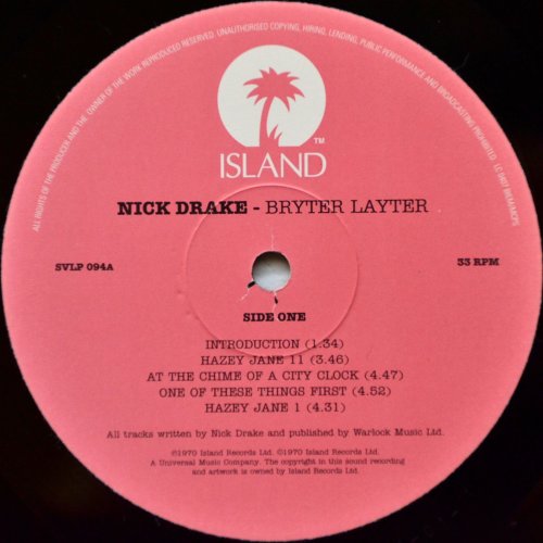Nick Drake / Bryter Layter (UK  Limited Edition, Reissue)β