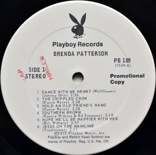 Brenda Patterson / Brenda Patterson (White Label Promo w/Promo Sheet)β