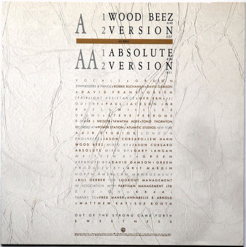 Scritti Politti / Wood Beez / Absolute (12