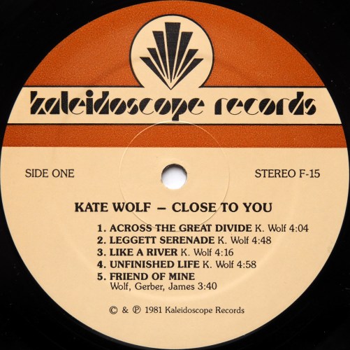 Kate Wolf / Close To You (w/Photo )β