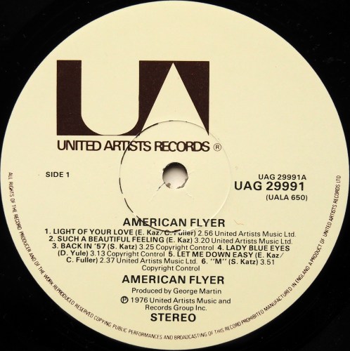 American Flyer / American Flyer (UK Matrix-1)β