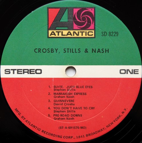 Crosby, Stills & Nash / Same (US Early Issue)β