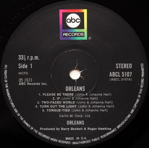 Orleans / Orleans (UK Matrix-1)β