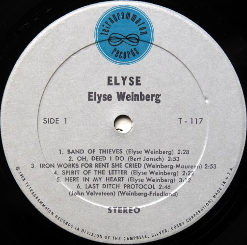 Elyse Weinberg / Elyse (US Original)β