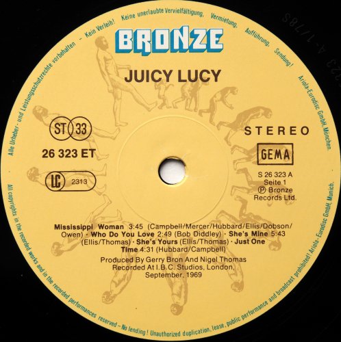 Juicy Lucy / Juicy Lucy (Germany)β