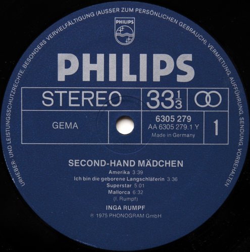 Inga Rumpf / Second Hand Madchenβ