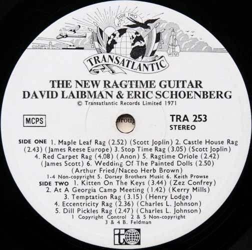 David Laibman & Eric Schoenberg / The New Ragtime Guitar (UK)β