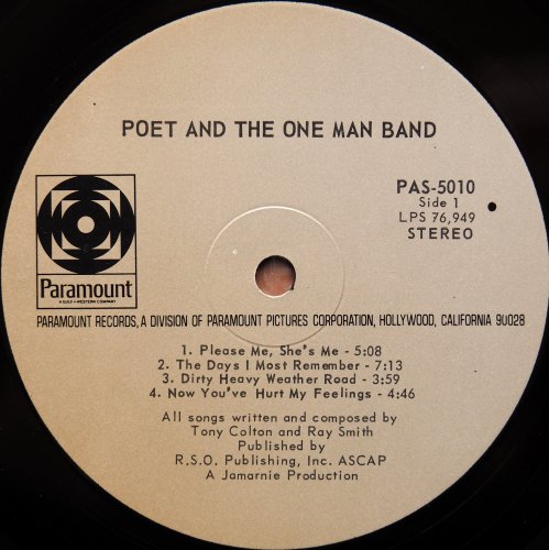 Poet And The One Man Band / Same (US)β