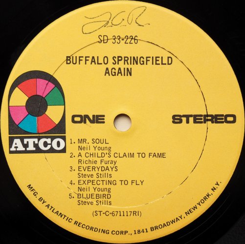 Buffalo Springfield / Again (US 2nd Press)β
