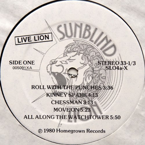Sunblind Lion / Live Lionβ