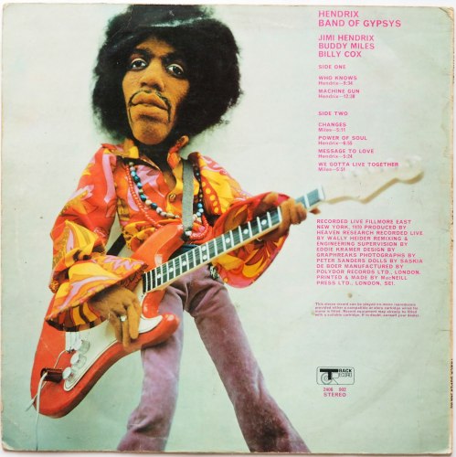 Jimi Hendrix /  Band Of Gypsys (UKTrack Puppet Cover, 