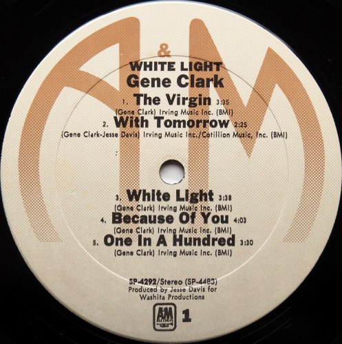 Gene Clark / Gene Clark (White Light) (US Later Issue)β