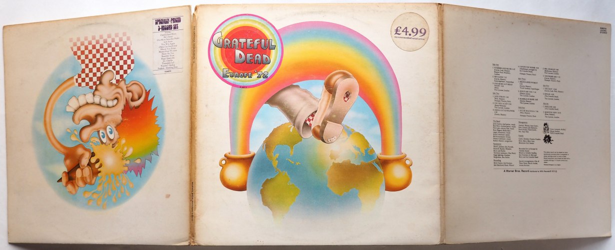 Grateful Dead / Europe '72 (UK Green Label Early Issue w/Booklet)β