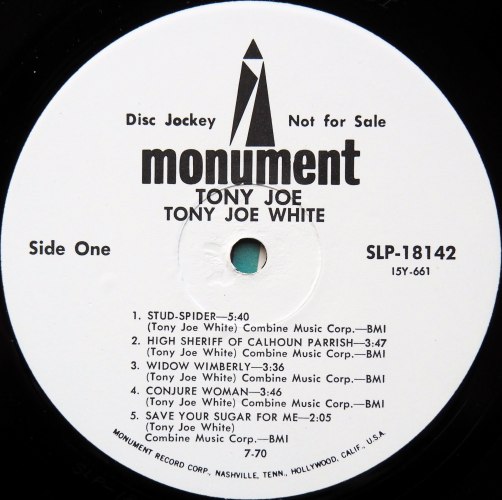 Tony Joe White / Tony Joe (US Rare White Label Promo)β
