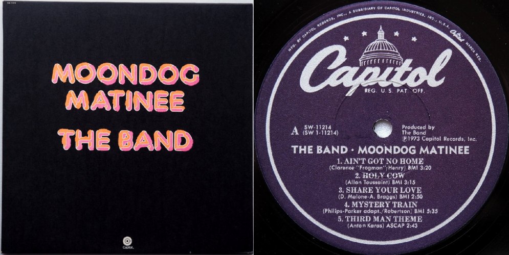 Band, The / Moondog Matinee (US Early Issue Robert Ludwig RL w/Poster Cover!!)β