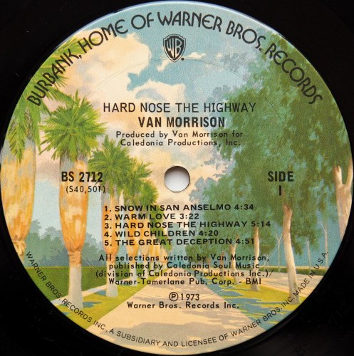 Van Morrison / Hard Nose The Highway (US)β