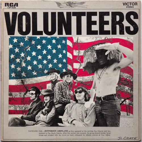 Jefferson Airplane / Volunteers (US Early Issue w/Poster Lylic Sheet)β