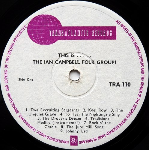 Ian Campbell Folk Group, The / This Is The Ian Campbell Folk Group! β