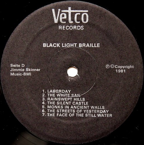 Blacklight Braille / Electric Canticles Of The Blacklight Braille (In Shrink)β