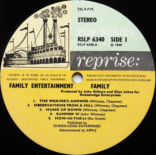 Family / Family Entertainment (UK Early Issue)β