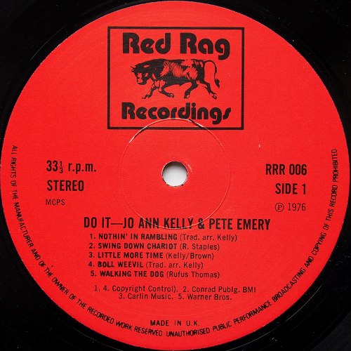 Jo Ann Kelly & Peter Emery / Do It (UK Matrix-1)β