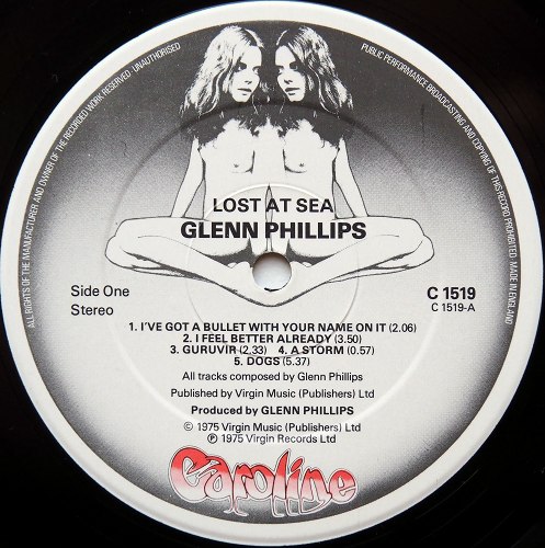 Glenn Phillips / Lost At Sea (UK Caroline Original)β
