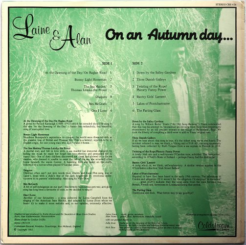 Laine & Alan / On An Autumn Dayβ