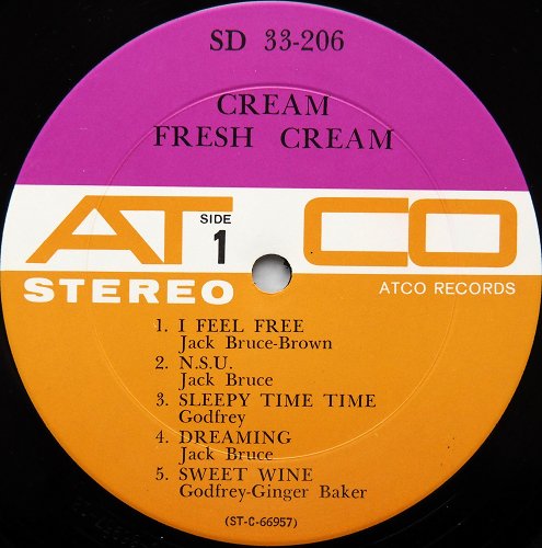 Cream / Fresh Cream (US Early Press Stereo)β