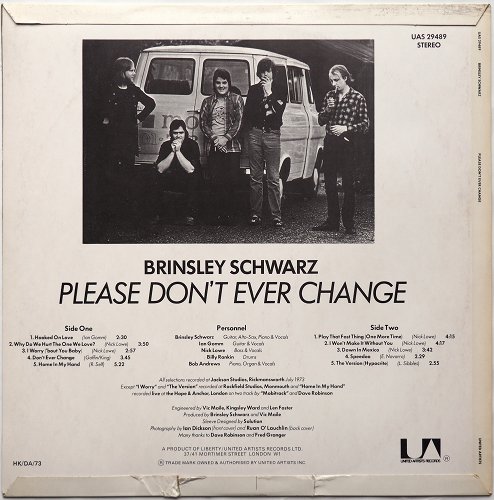 Brinsley Schwarz / Please Don't Ever Change (UK)β