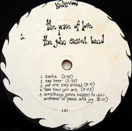 John Cassel Band, The / The Price Of Loveβ