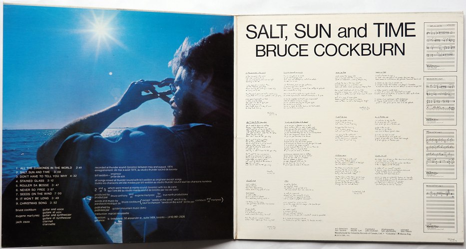Bruce Cockburn / Salt, Sun and Time (Canada)β