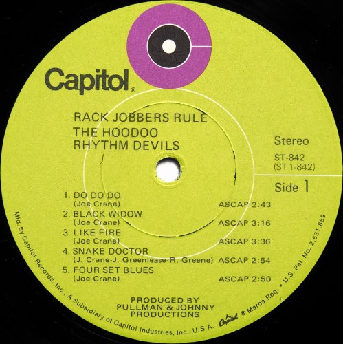 Hoodoo Rhythm Devils / Rack Jobbers Rule β