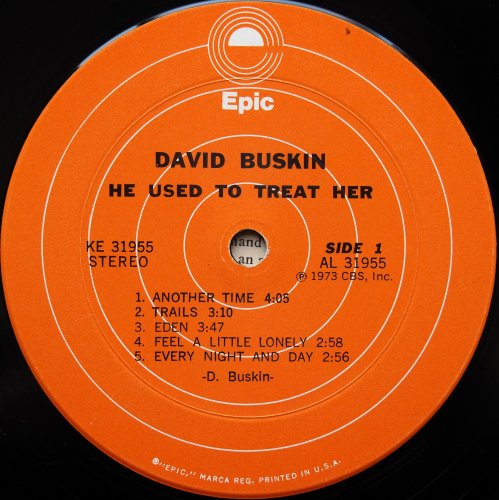 David Buskin / He Used To Treat Her β