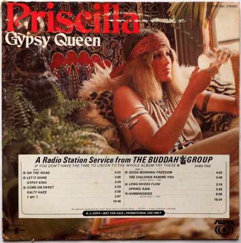 Priscilla (Coolidge) / Gypsy Queen (Sussex Rare Promo)β