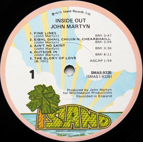 John Martyn / Inside Out (US)β