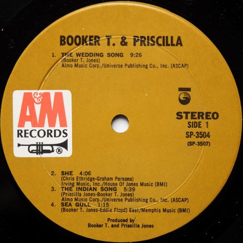 Booker T. & Priscilla / Same (US w/Press Sheet)β