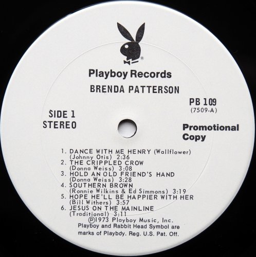 Brenda Patterson / Brenda Patterson (White Label Promo)β
