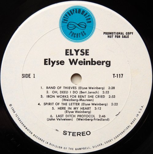 Elyse Weinberg / Elyse (US Original)β
