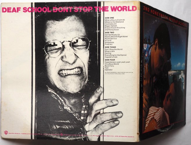 Deaf School / 2nd Honeymoon - Don't Stop The World (1st & 2nd 2LP)β
