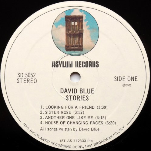 David Blue / Stories (US Early Issue)β