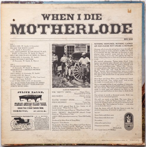 Motherlode / When I Dieβ