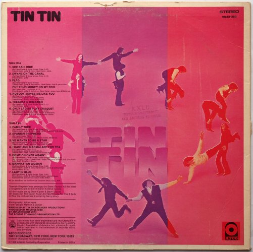 Tin Tin / Tin Tin (White Label Promo)β