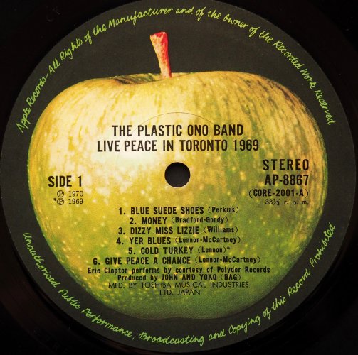 Plastic Ono Band, The / Live Peace In Toronto 1969 (ʿ¤ε򤳤)β