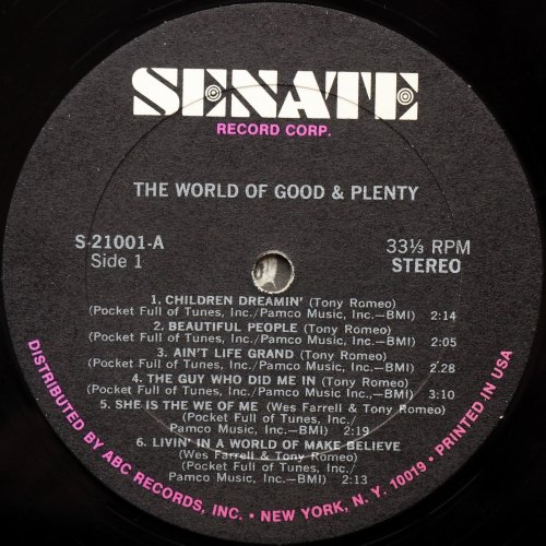 Good & Plenty / The World Of Good & Plentyβ