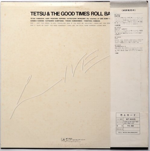 Tetsu & The Good Times Roll Band (ƥ) / Live ()β