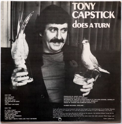 Tony Capstick / Does A Turnβ