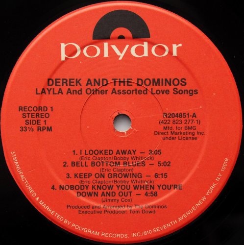 Derek And The Dominos / Layla (US Later Club Edition)β